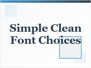 Achieving Clarity with Simple Font Choices
