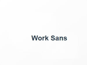 Sans Serif Fonts Similar to Work Sans