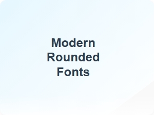 Modern Rounded Fonts Like Work Sans